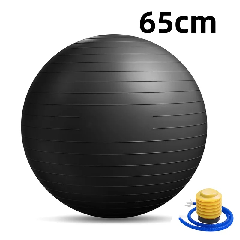 Pilates Ball Mini - Patlamaya Dayanıklı Yoga Topu, Pompalı Kalınlaştırılmış