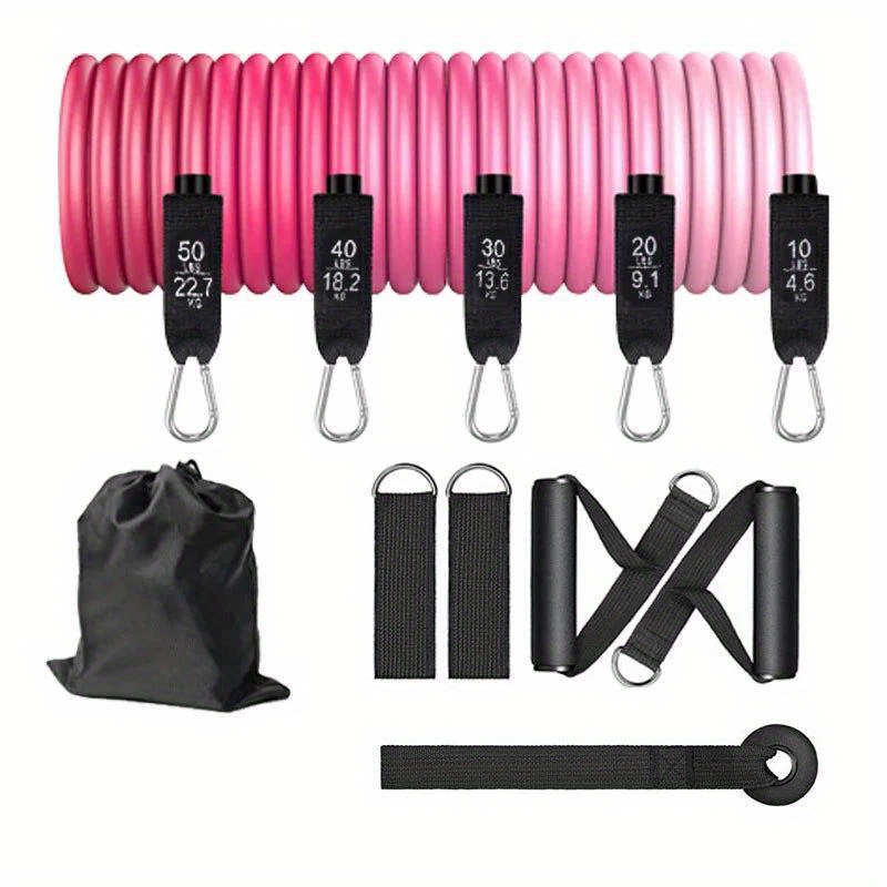 Pilates Yoga Barı - 11 Parçalı Set Güçlendirilmiş Pilates Barı