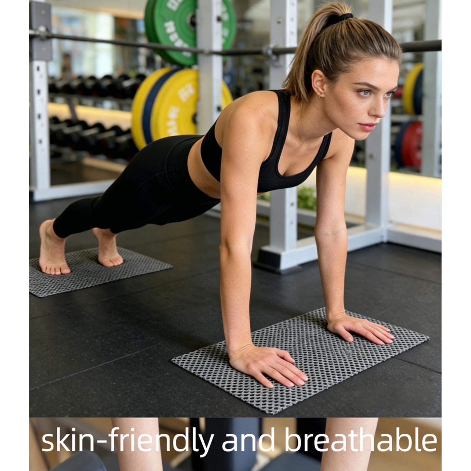 Home Pilates Yoga - 2 adet/takım Pilates kaymaz Mat istikrarlı