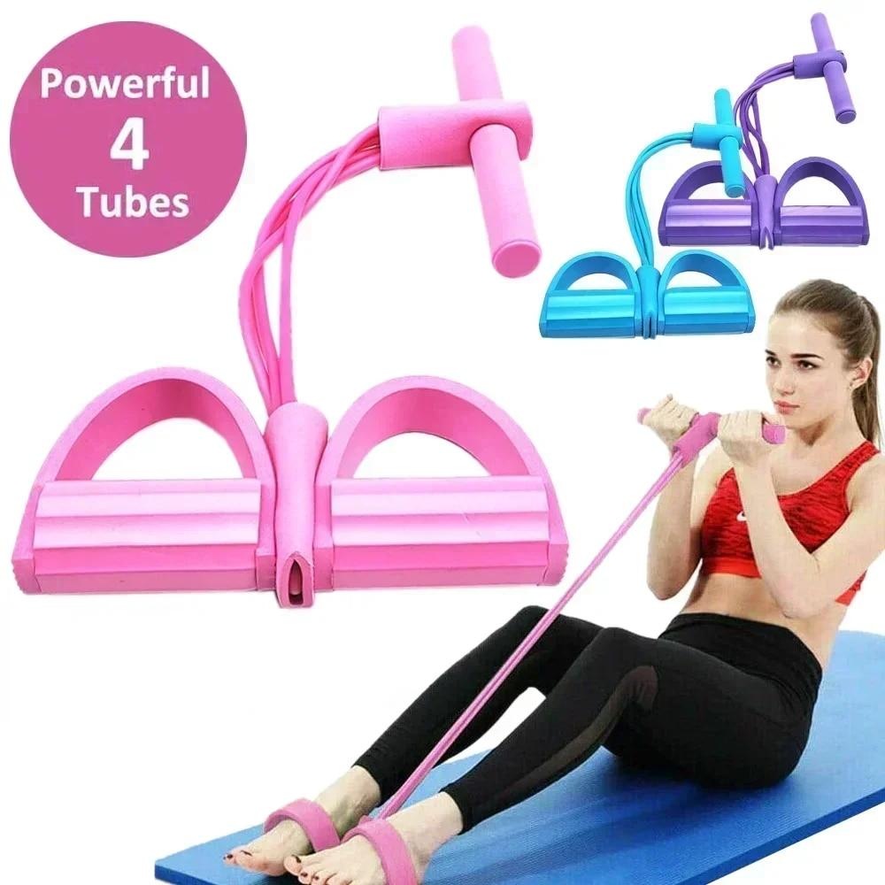 Home Pilates Yoga - 4/6 Seviye Direnç Bandı Elastik Bantlar
